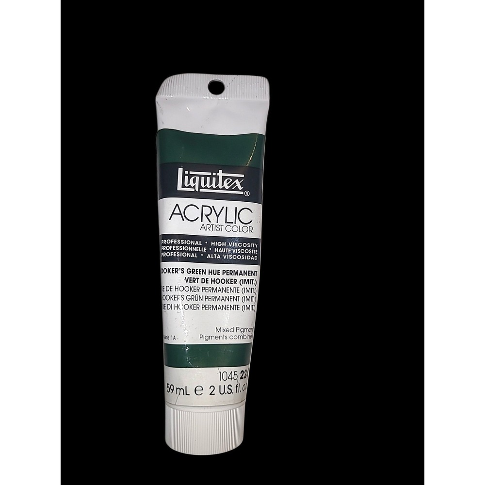 Liquitex Heavy Body Acrylic Paint 2oz Hookers‎ Green Hue Permanent Pro
